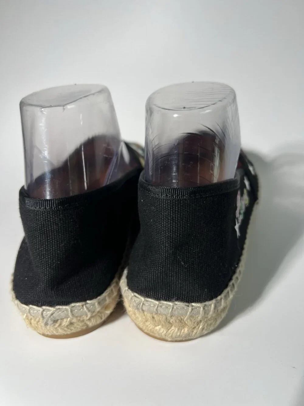 Lazio Embroidered Espadrille Flats Canvas Women’s US 8.5 EU 39
